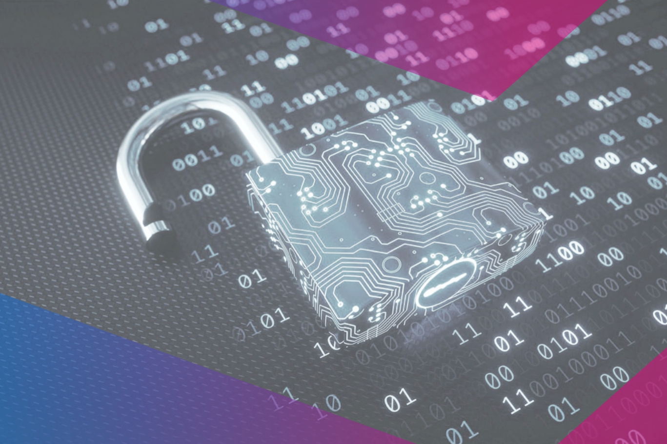 A lock demonstrating cyber security